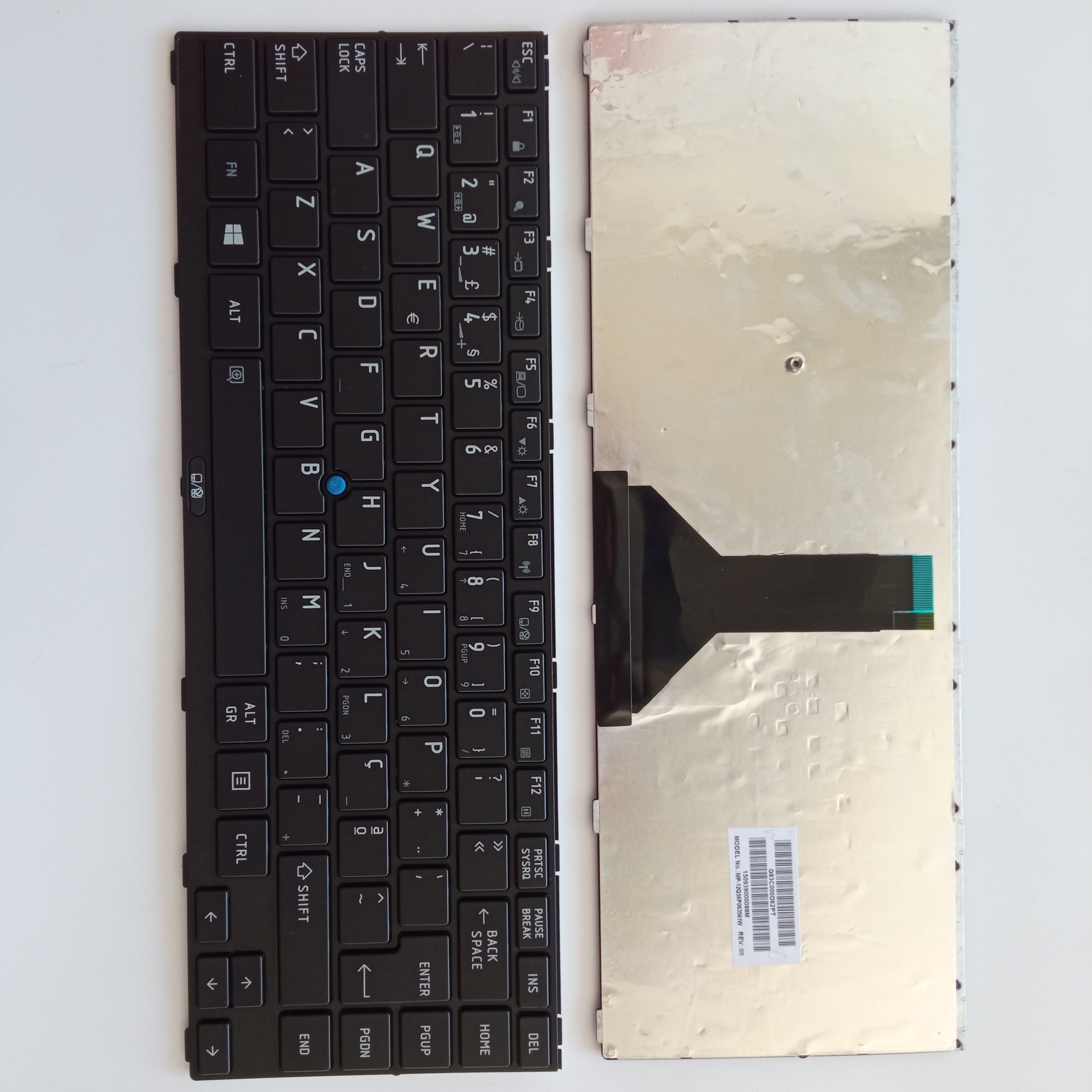 Picture of New Replacement Laptop Keyboard For TOSHIBA R840/R845/R800/R940/R945 BLACK FRAME BLACK PO Layout